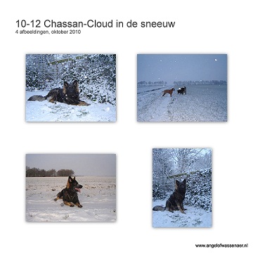 Chassan-Cloud in de sneeuw
